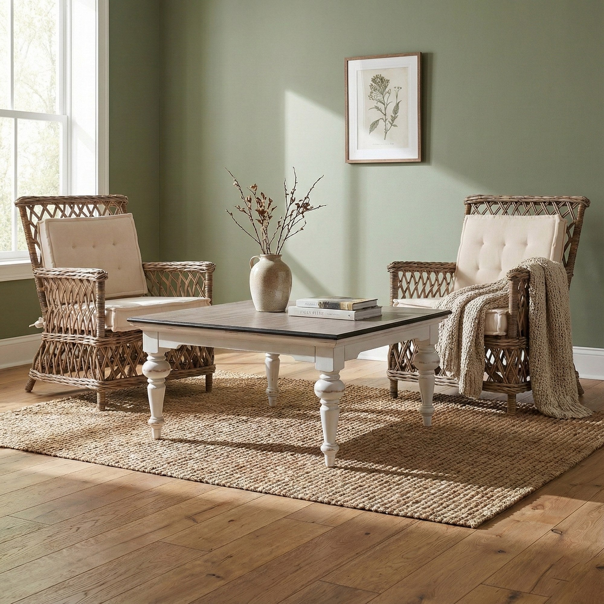 Nova Solo lifestyle image - Coastal Wicker Marquis Chair (Set of 2) 30" - ZNS-CR55