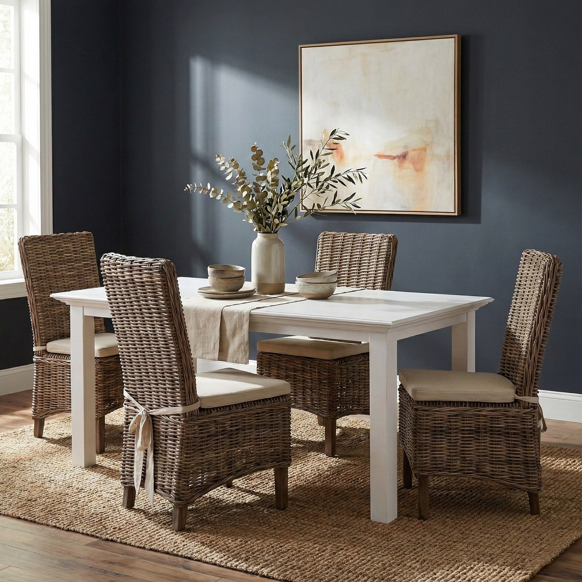 Nova Solo lifestyle image - French Coastal Dining Table 63" - ZNS-T759-160
