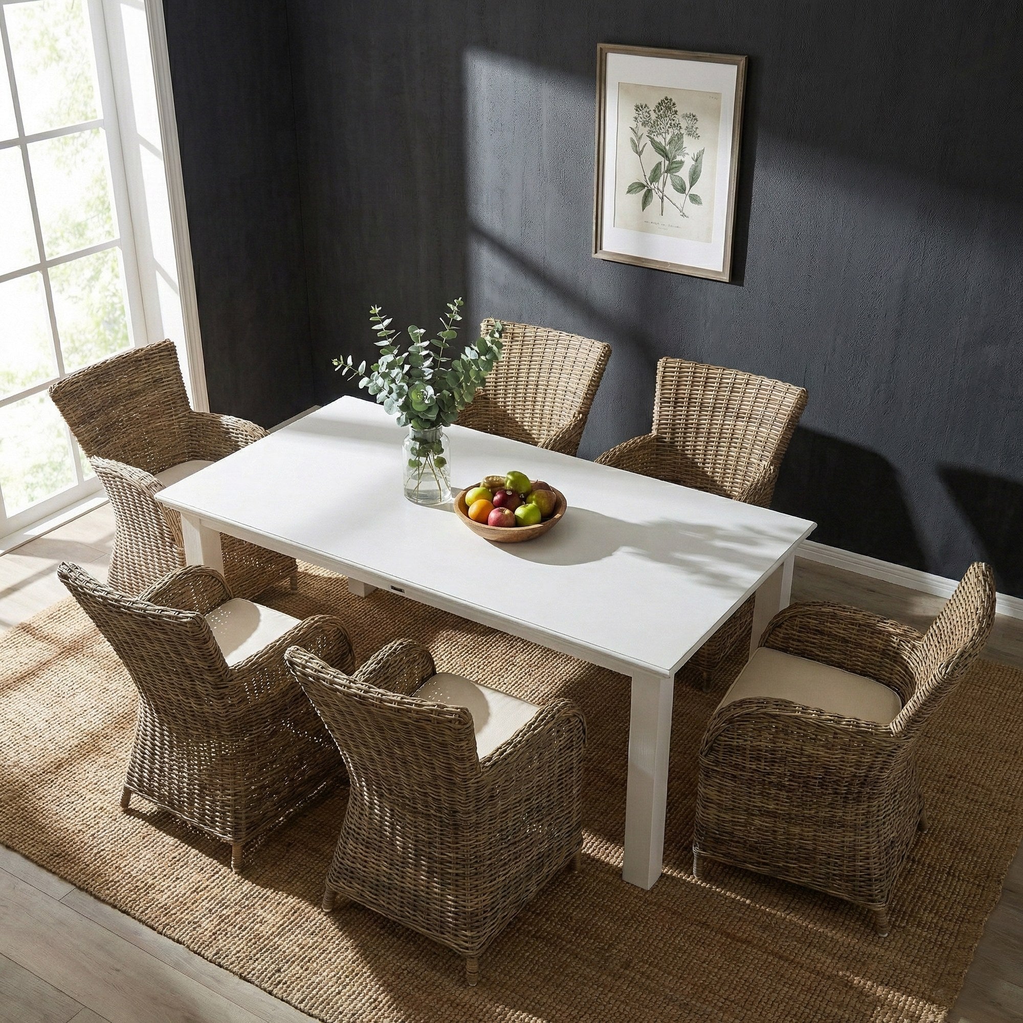 Nova Solo lifestyle image - French Coastal Dining Table 79" - ZNS-T759-200