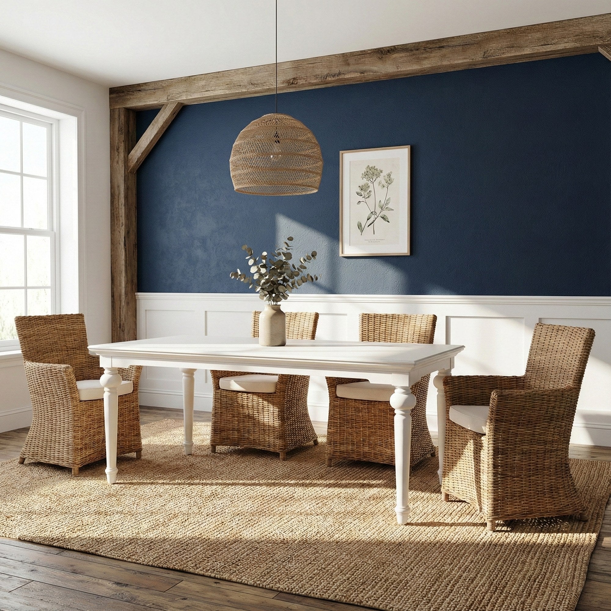 Nova Solo lifestyle image - French Cottage 71" Dining Table 71" - ZNS-T777