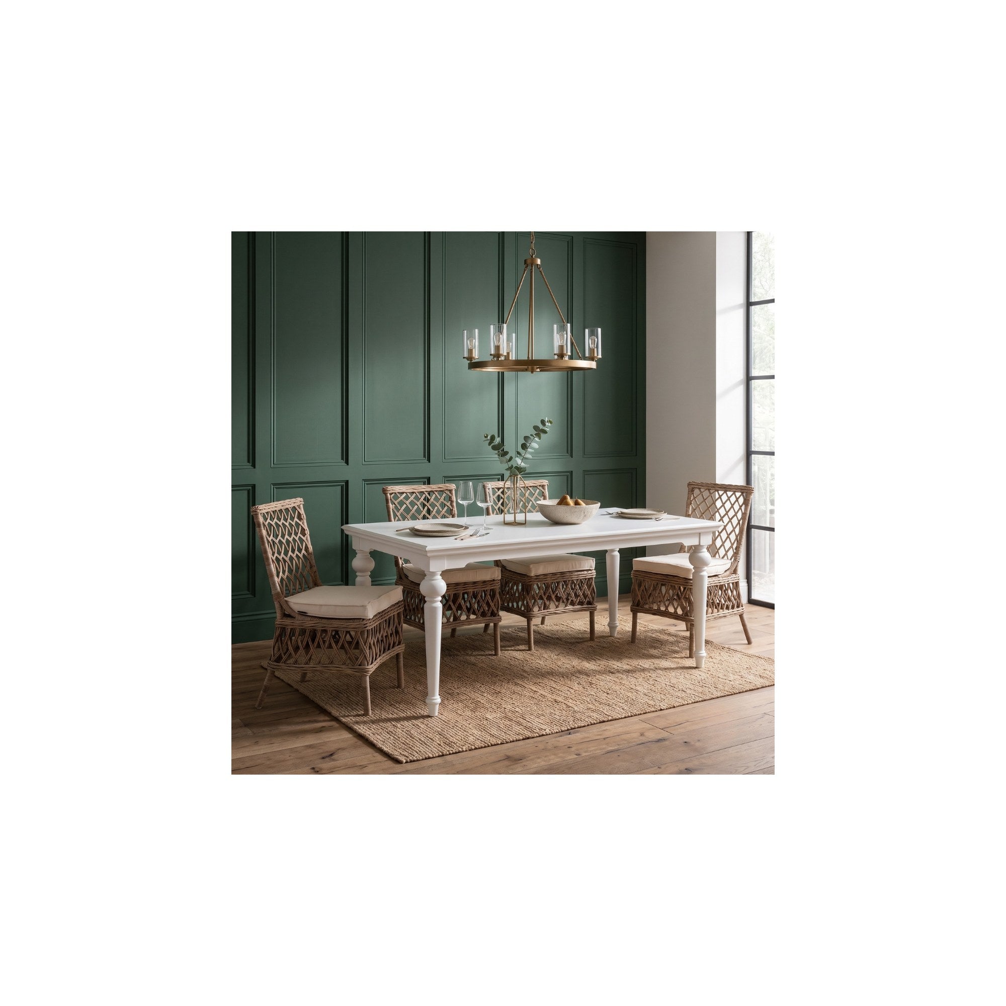 Nova Solo lifestyle image - French Cottage 79" Dining Table 79" - ZNS-T783