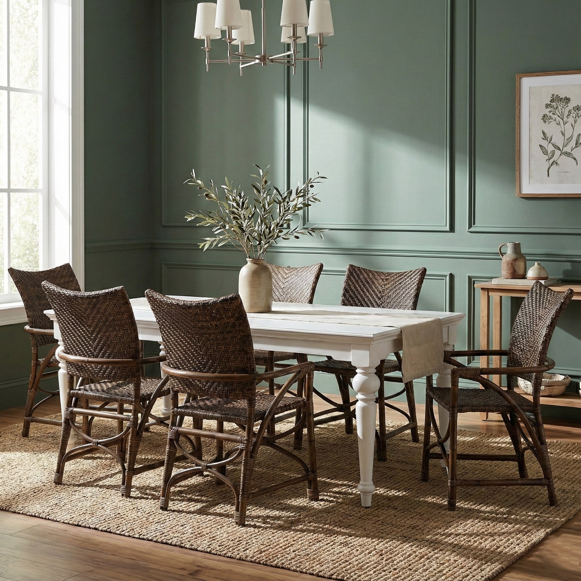 Nova Solo lifestyle image - French Cottage 94" Dining Table 94" - ZNS-T784