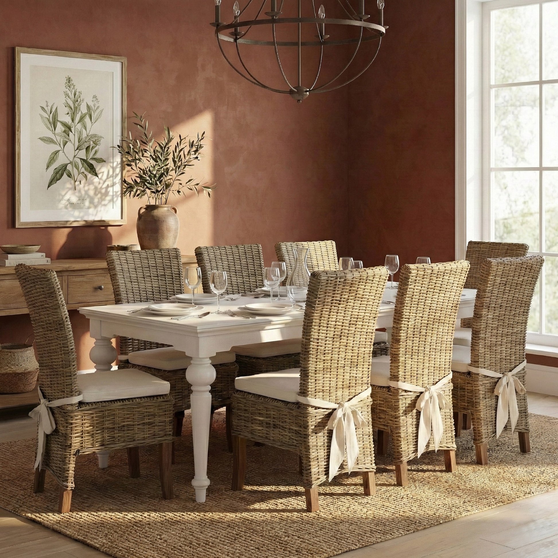 Nova Solo lifestyle image - French Cottage 94" Dining Table 94" - ZNS-T784
