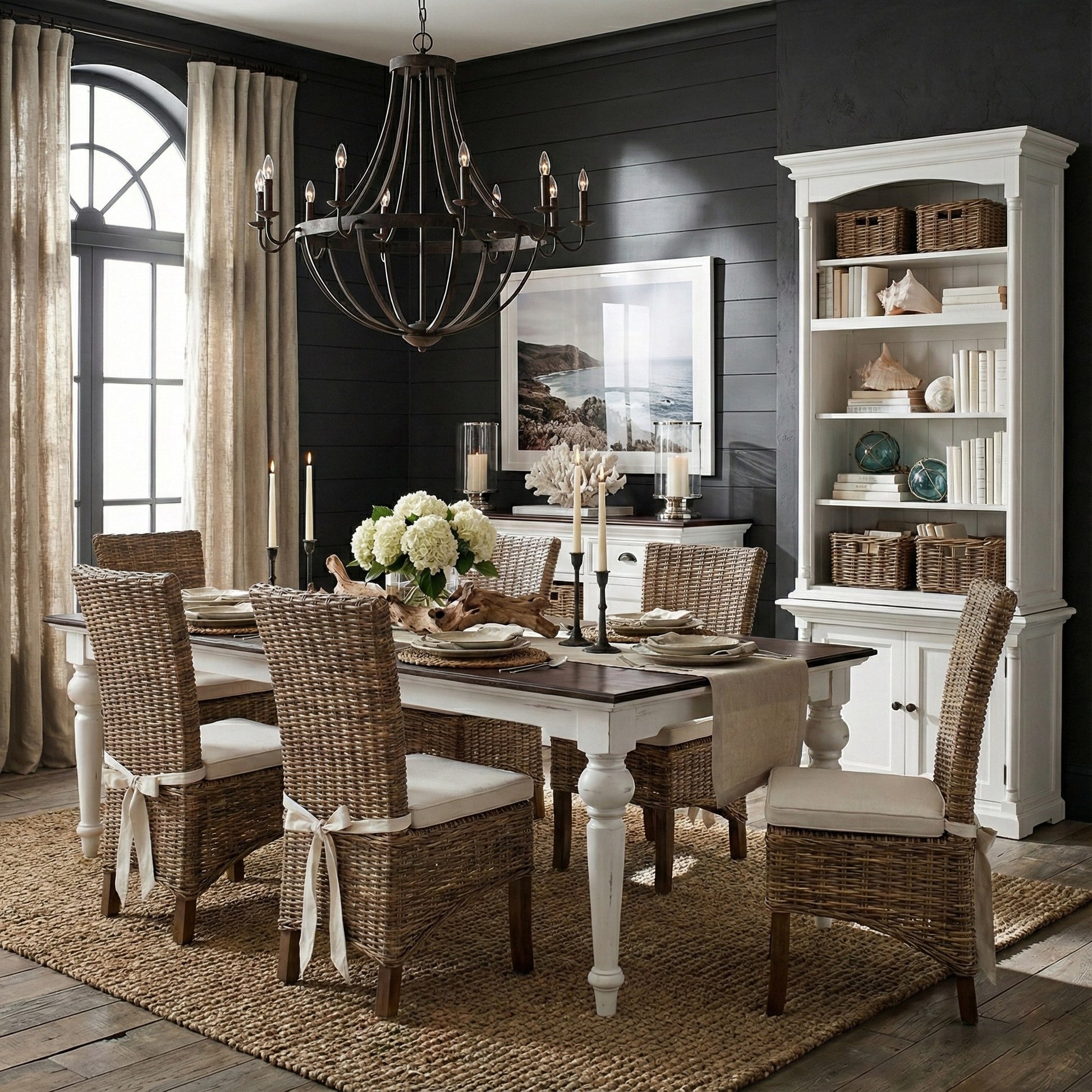 Nova Solo lifestyle image - French Cottage Dining Table 240 94" - ZNS-T784TWD