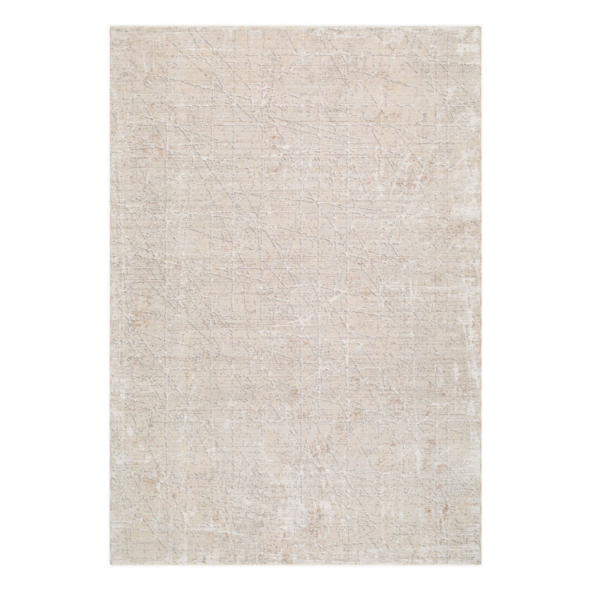 Nathan Cream/Slate Machine Woven Rug NTH-2300 - 2'7" x 10'