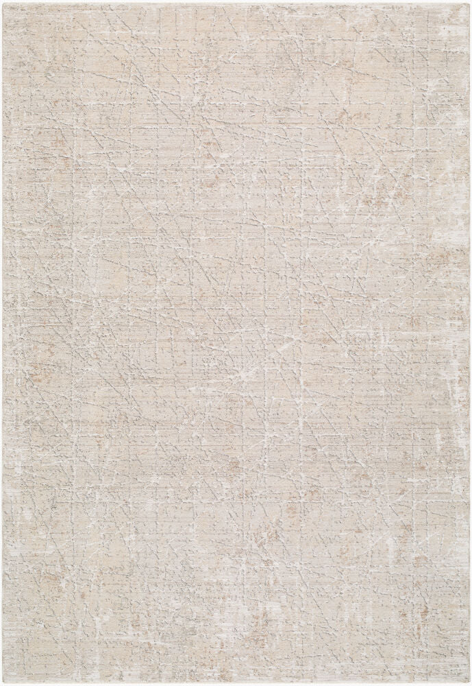 Nathan Cream/Slate Machine Woven Rug NTH-2300 - 2'7" x 10'
