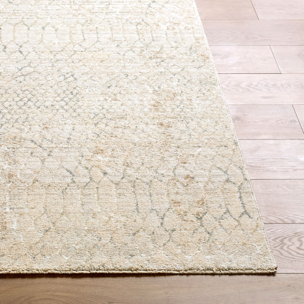 Nathan Cream/Slate Machine Woven Rug NTH-2301 - front