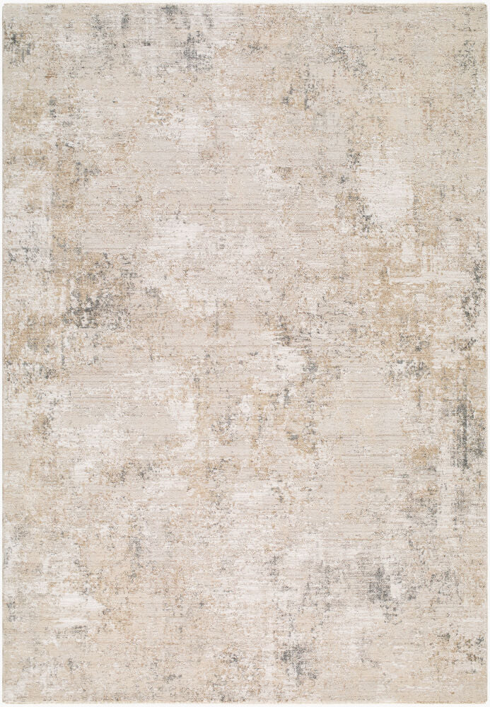 Nathan Cream/Slate Machine Woven Rug NTH-2303 - 2'7" x 10'