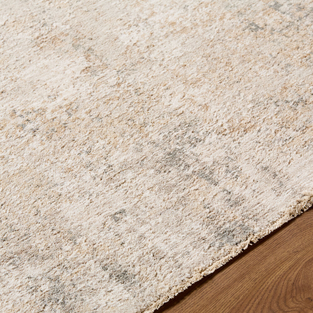 Nathan Cream/Slate Machine Woven Rug NTH-2303 - texture