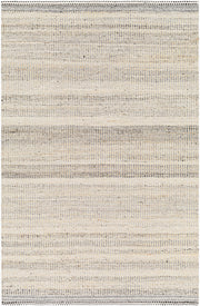 Nottingham Charcoal/Light Gray Handmade Rug - 2' x 3'