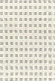 Nevada Black/Cream Handmade Rug - 27" x 45"