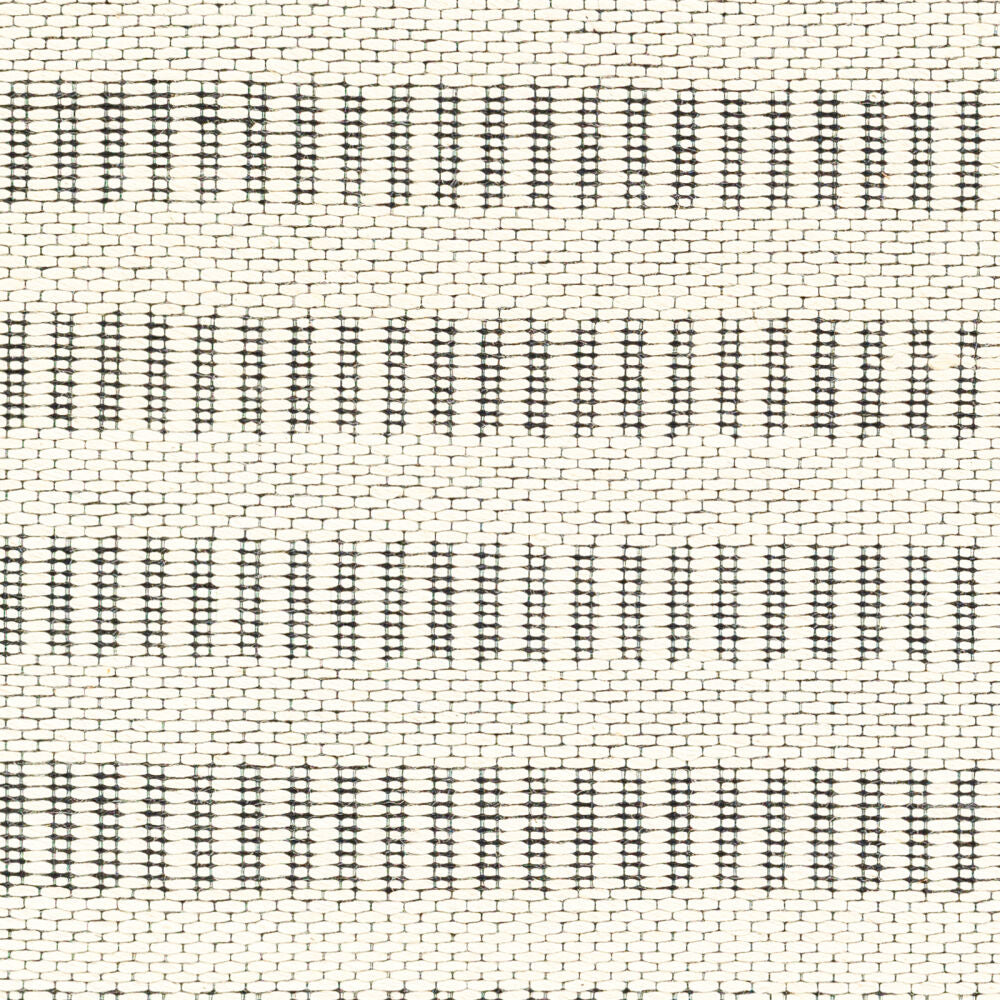 Nevada Black/Cream Handmade Rug - swatch