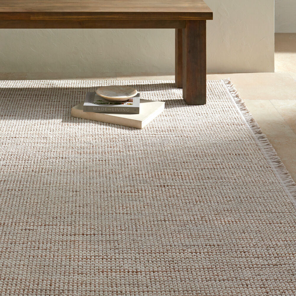 New Delhi Cream/Light Gray Machine Woven Rug NWH-2302 - styleshot