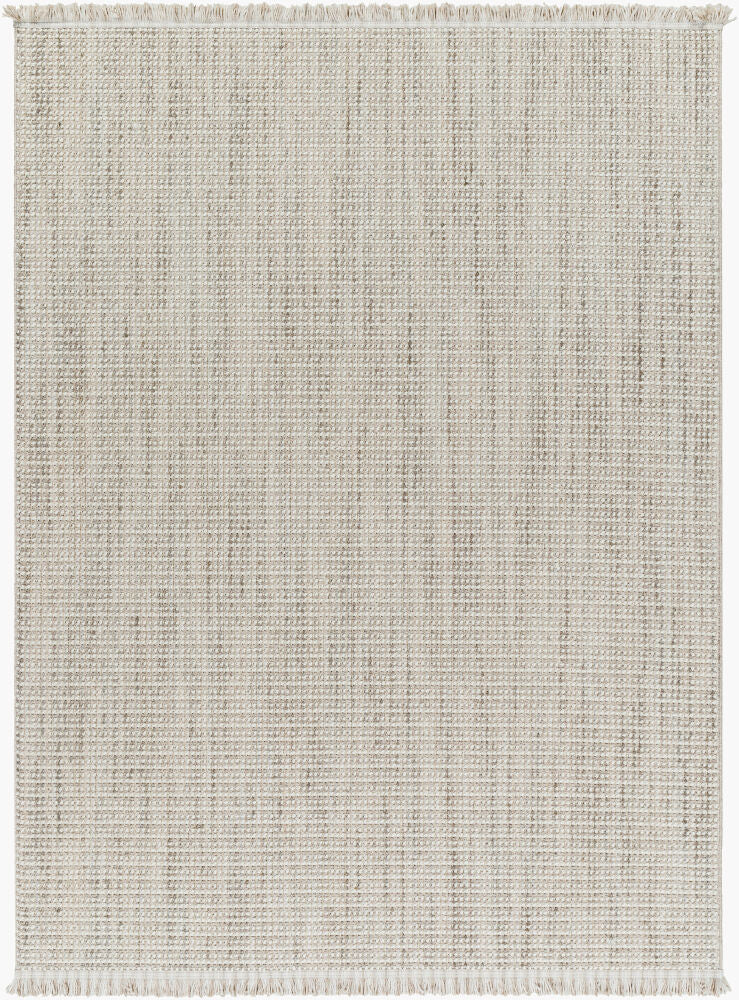 New Delhi Cream/Light Gray Machine Woven Rug NWH-2303 - 2' x 2'11"