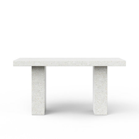 Mixx Elcor Bar Height Dining Table 39.25" x 82.75" - Ivory Terrazzo