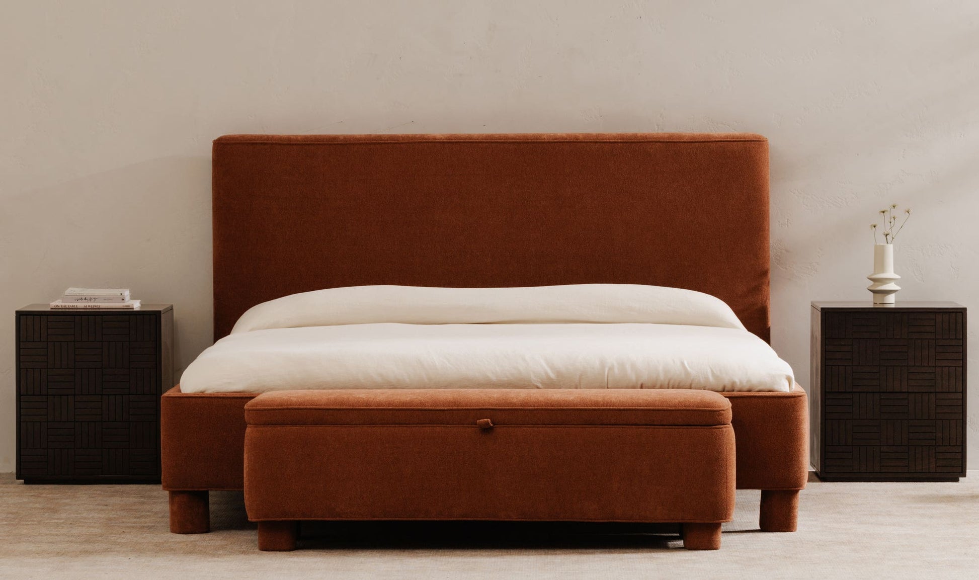 Ichigo Storage Bench Deep Orange by Moe's Home Collection - view 6