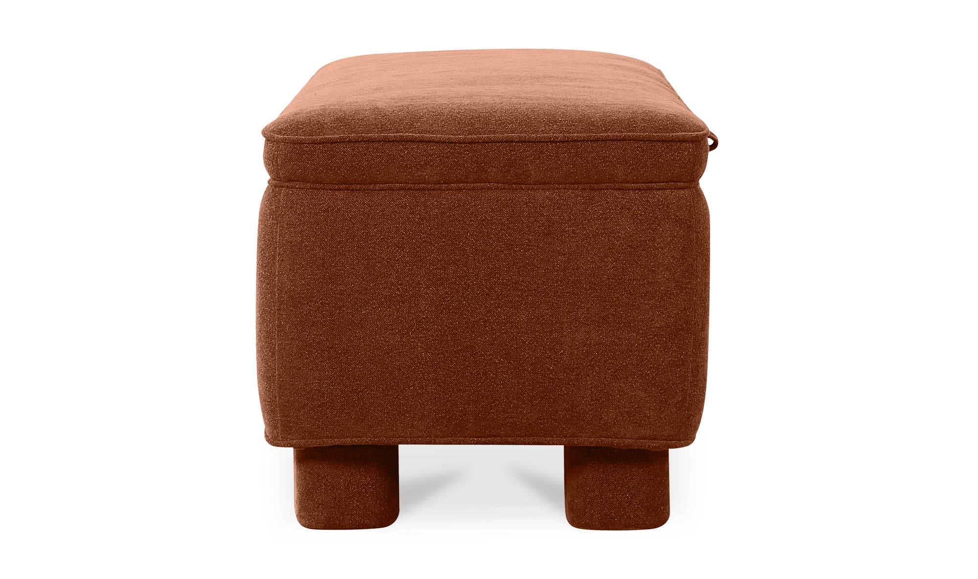 Ichigo Storage Bench Deep Orange by Moe's Home Collection - view 9