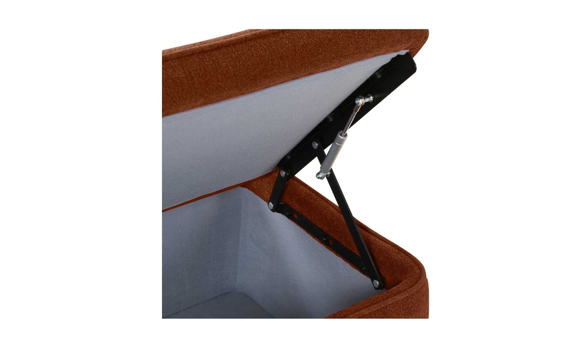 Ichigo Storage Bench Deep Orange by Moe's Home Collection - view 12