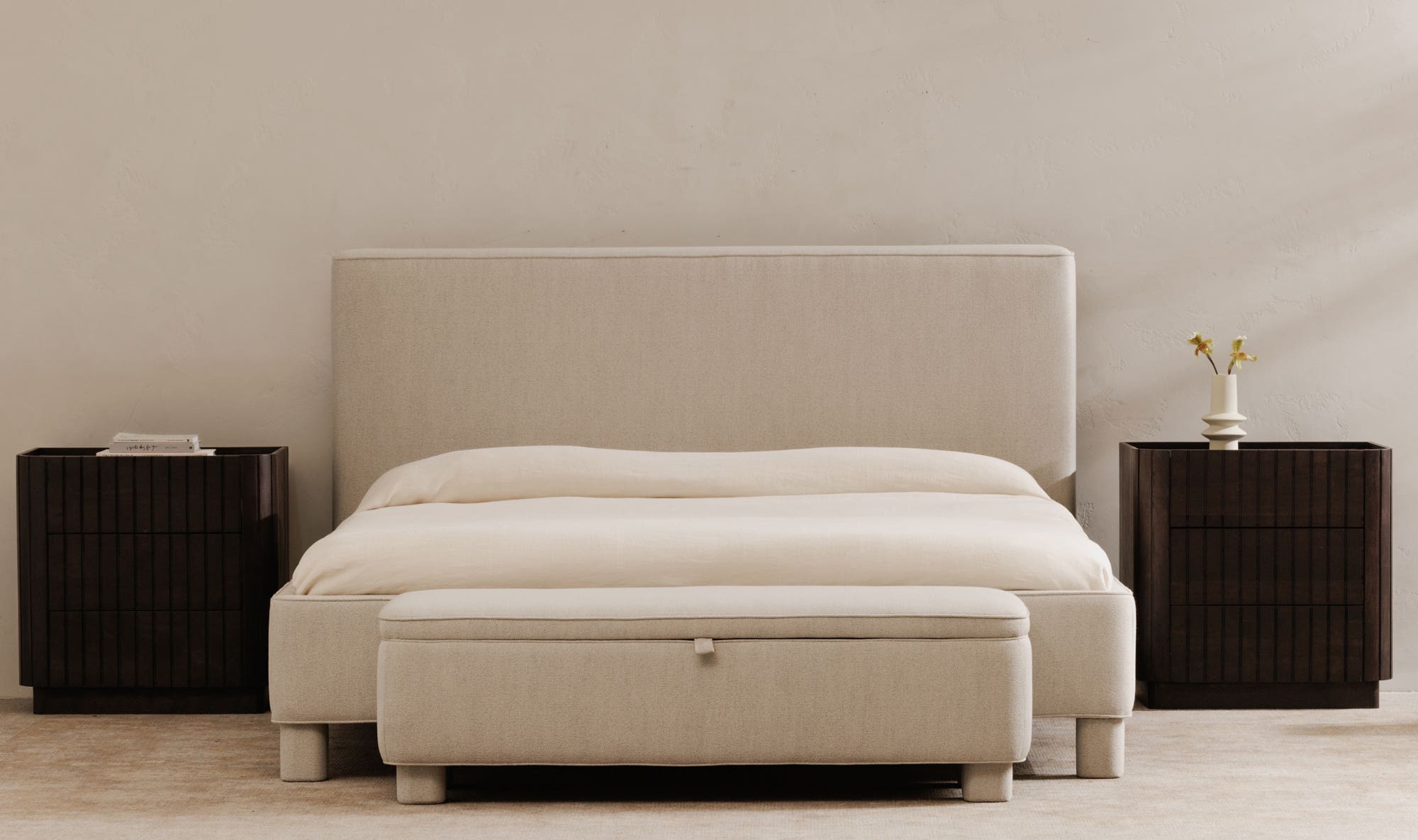 Ichigo Storage Bench Light Grey by Moe's Home Collection - view 6