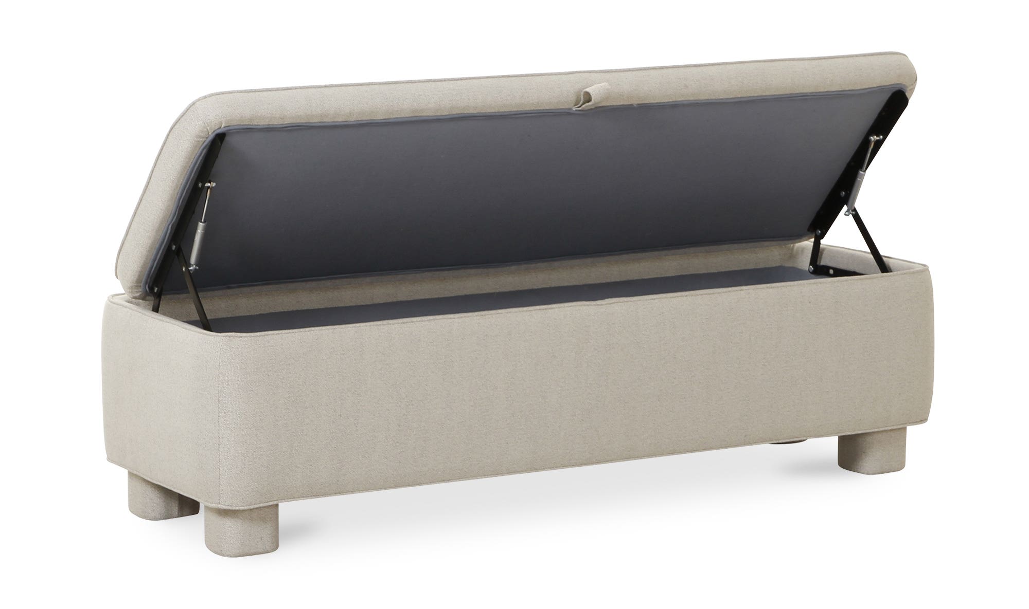 Ichigo Storage Bench Light Grey by Moe's Home Collection - view 10