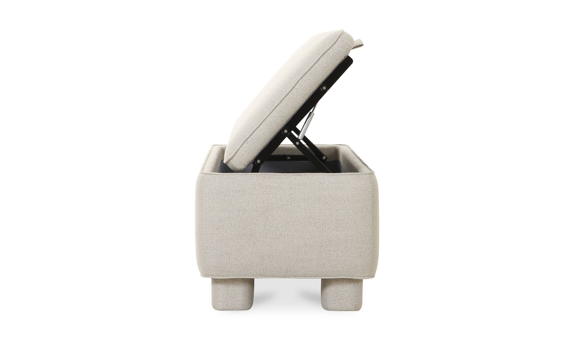 Ichigo Storage Bench Light Grey by Moe's Home Collection - view 11