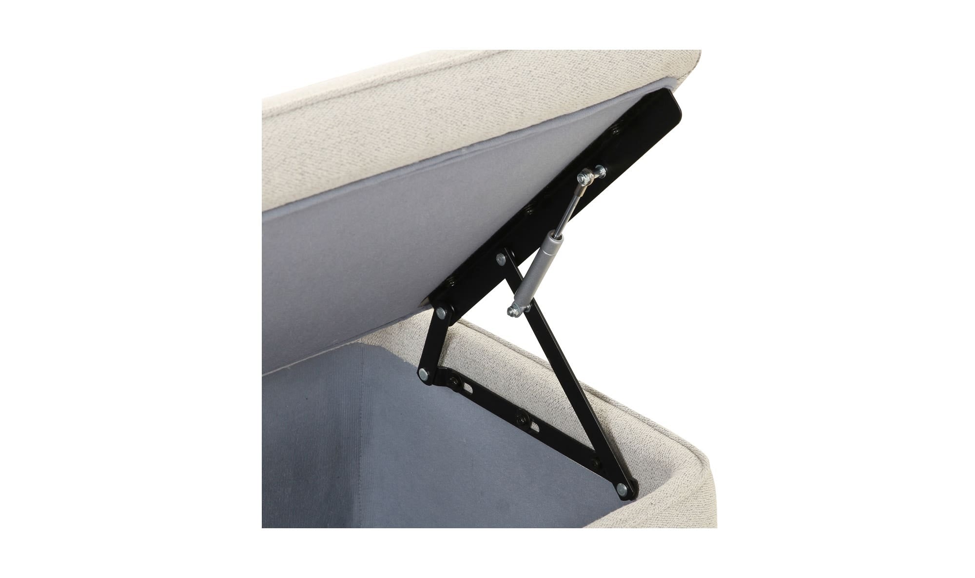 Ichigo Storage Bench Light Grey by Moe's Home Collection - view 12