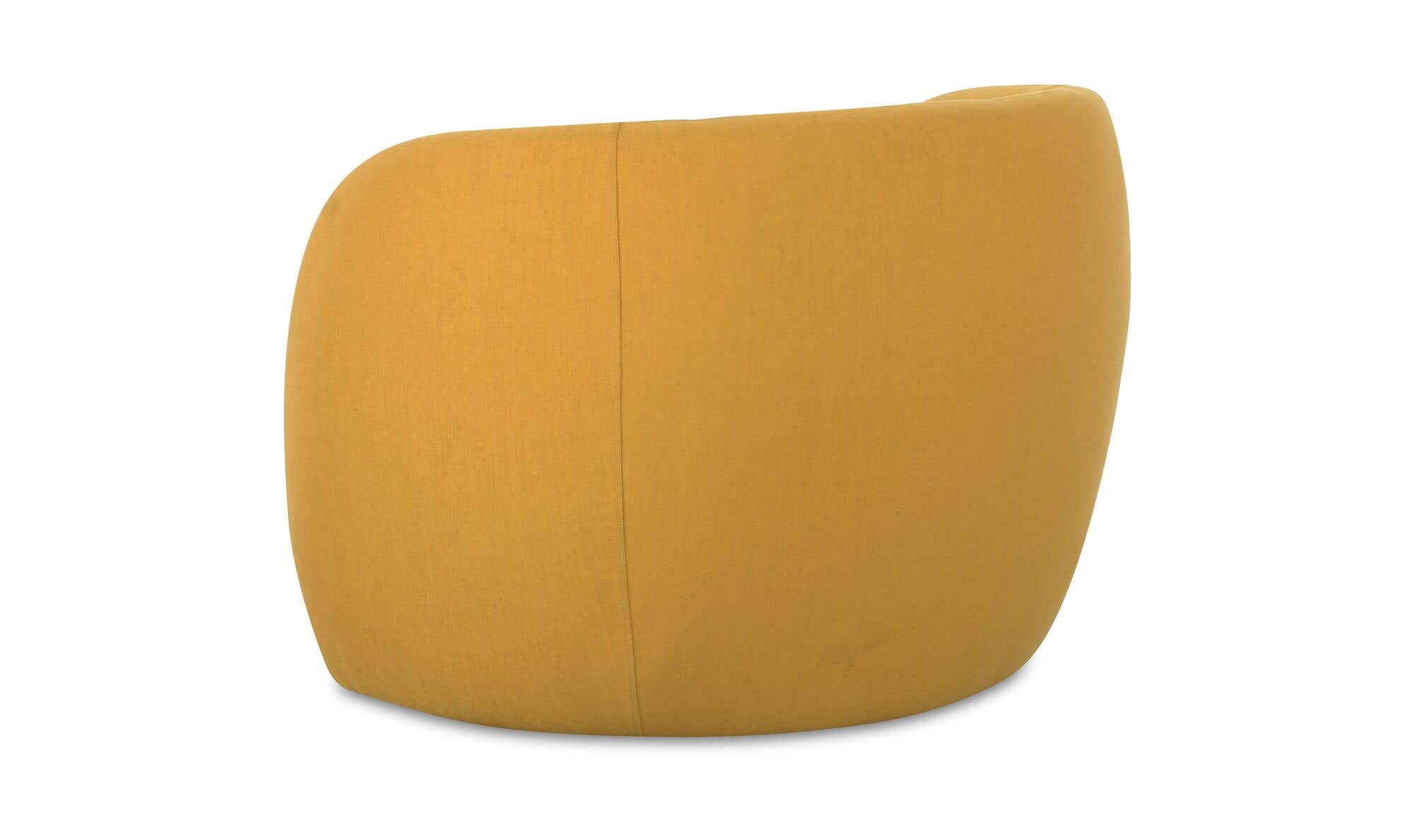 Rae Outdoor Accent Chair Deep Yellow by Moe's Home Collection - view 7