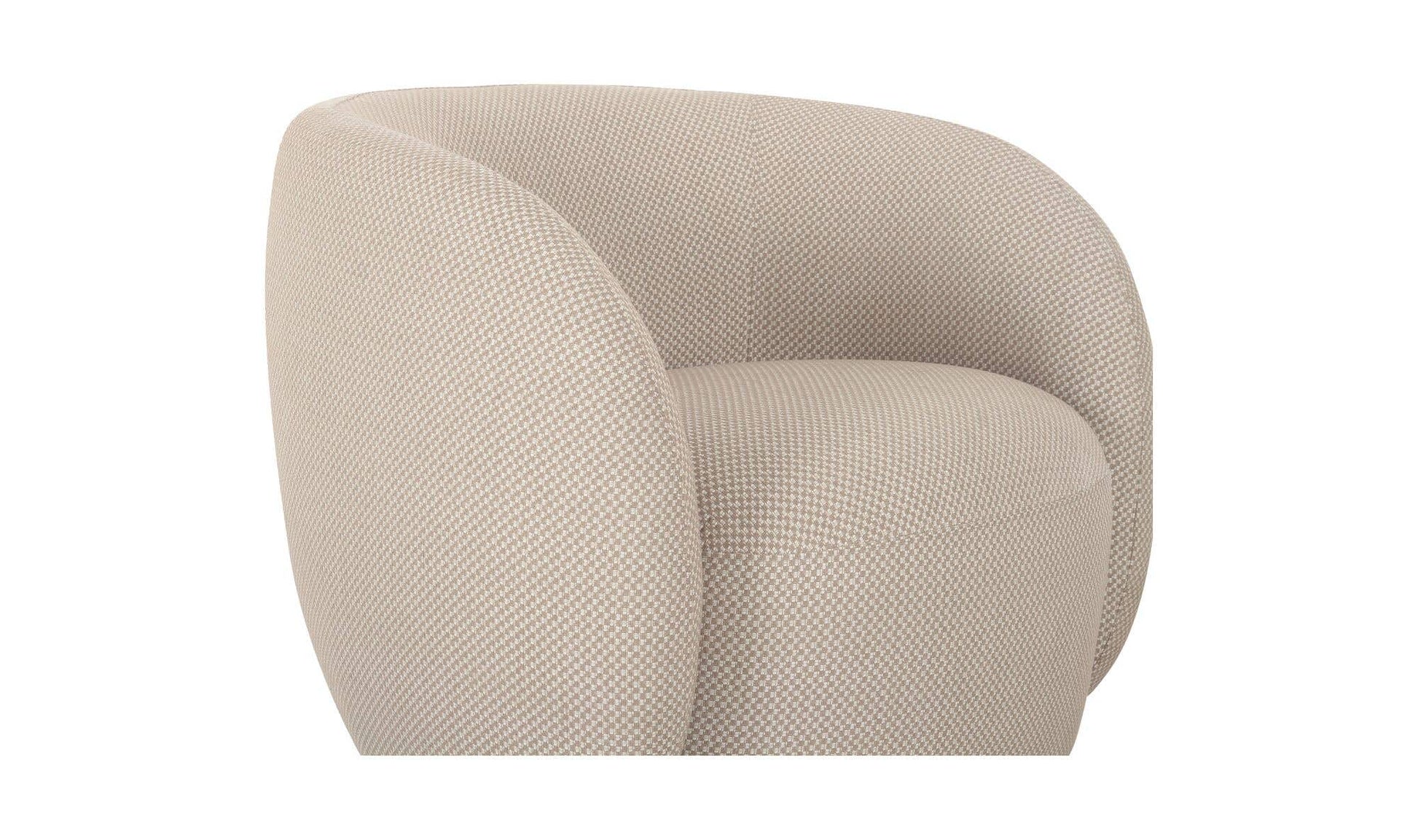 Rae Outdoor Accent Chair Beige Check by Moe's Home Collection - view 11