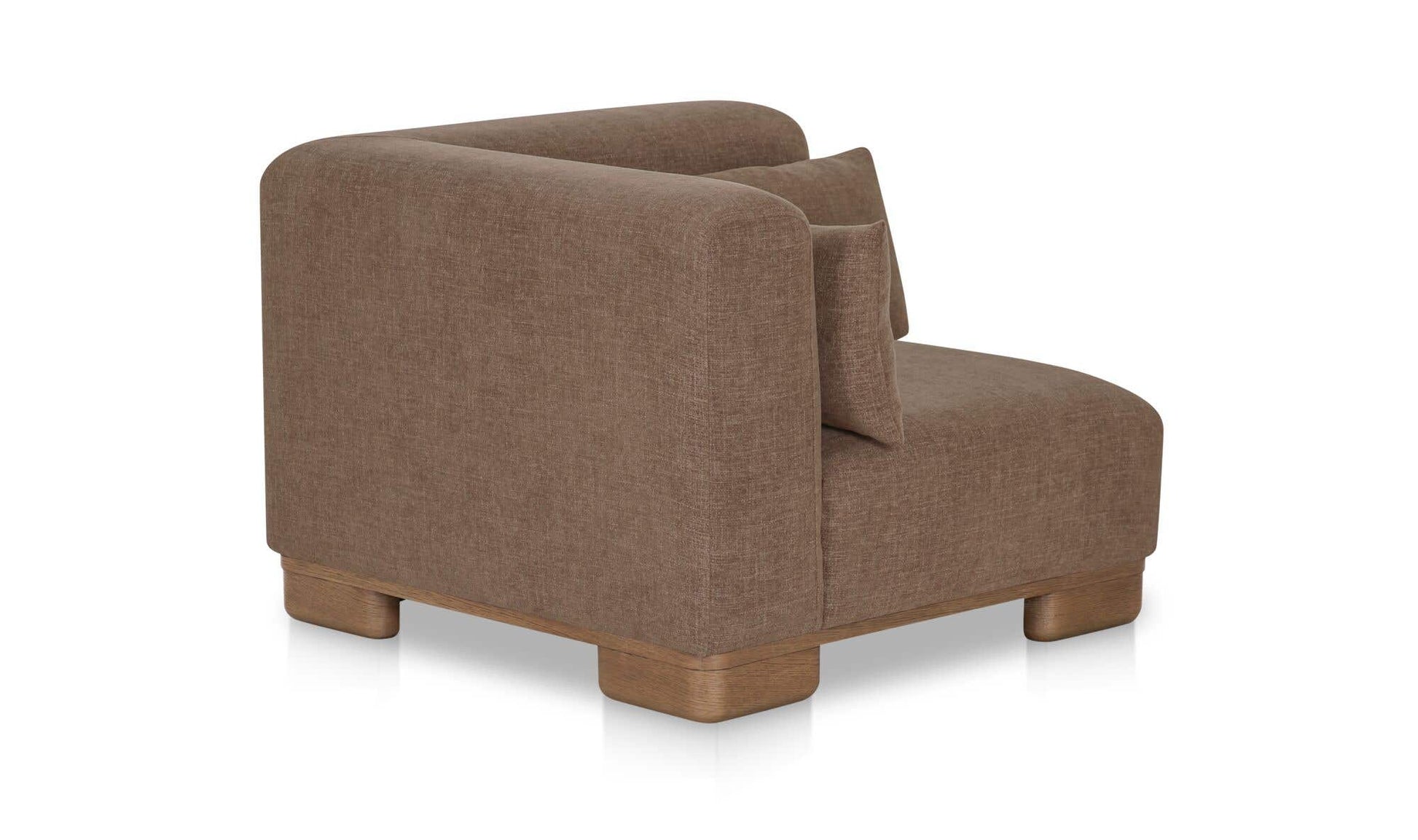 June Corner Chair Dark Brown by Moe's Home Collection - view 6