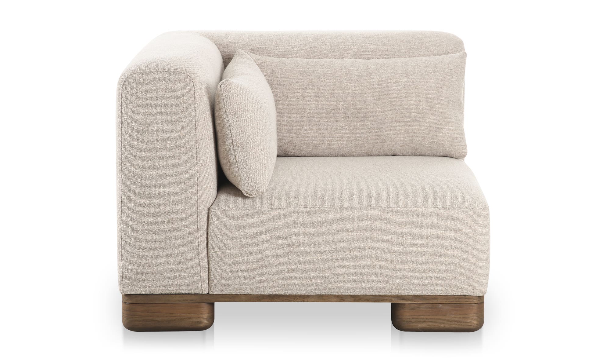 June Corner Chair Oatmeal by Moe's Home Collection - view 6