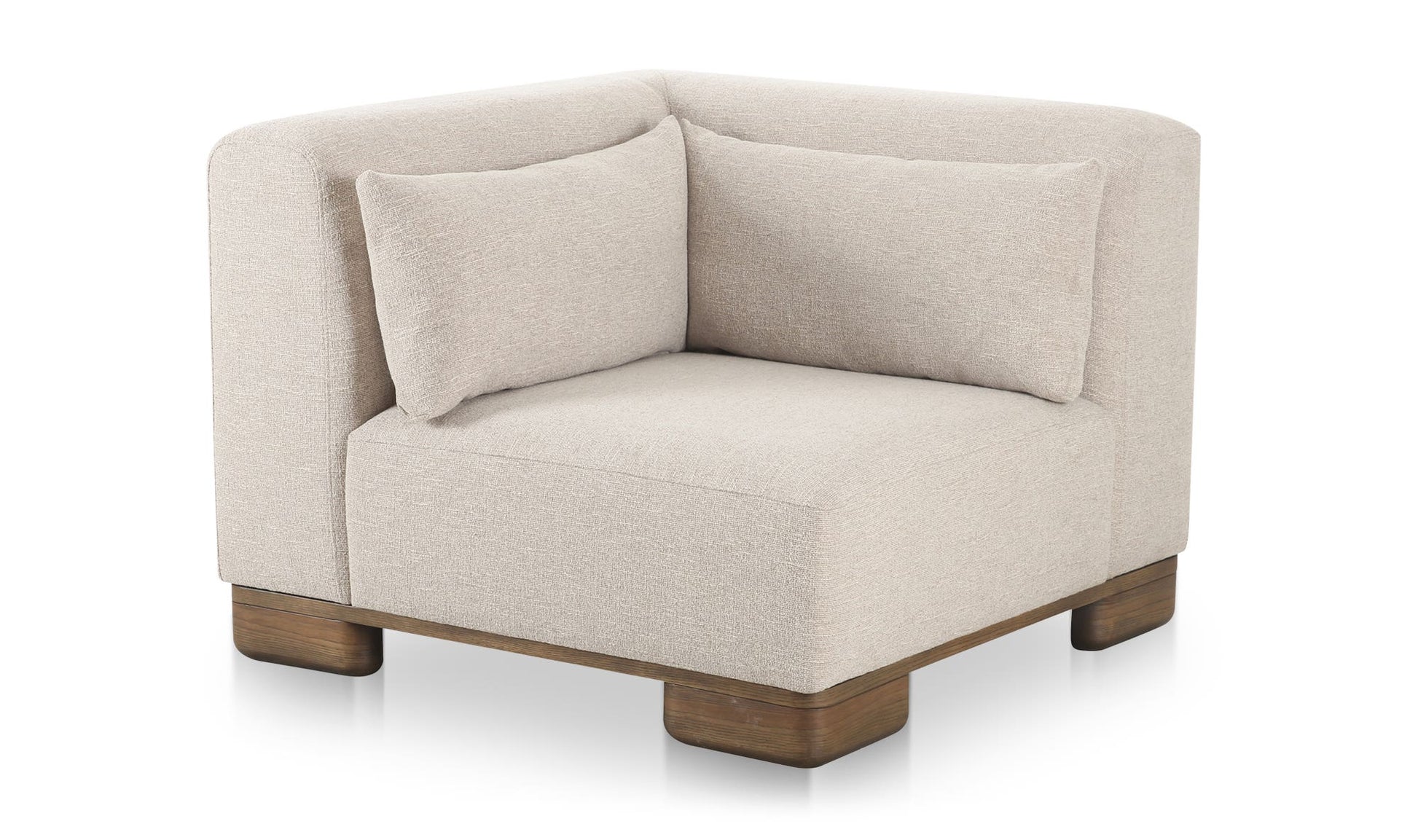 June Corner Chair Oatmeal by Moe's Home Collection - view 9