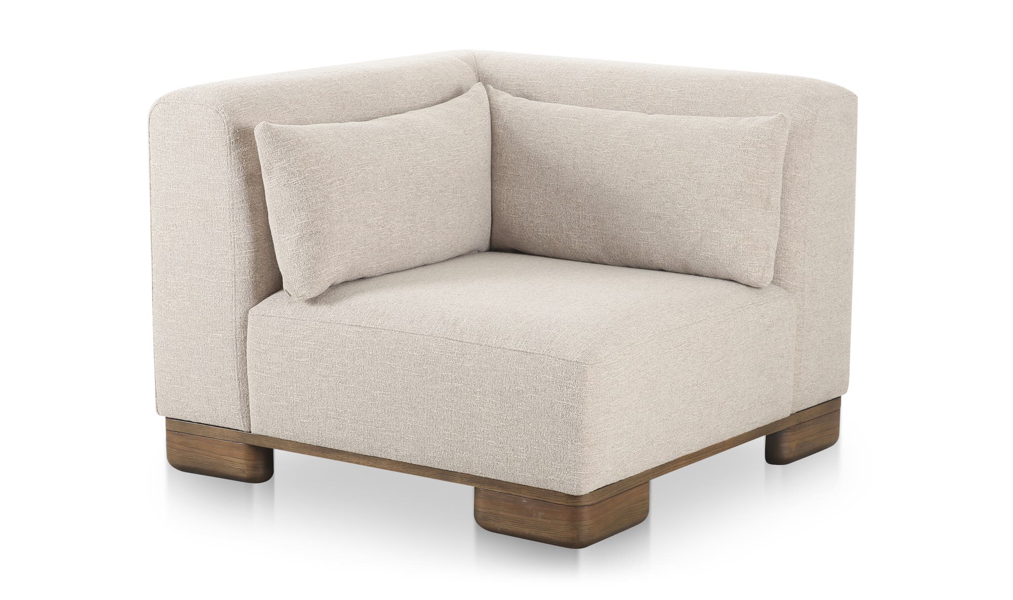 June Corner Chair Oatmeal by Moe's Home Collection - view 9