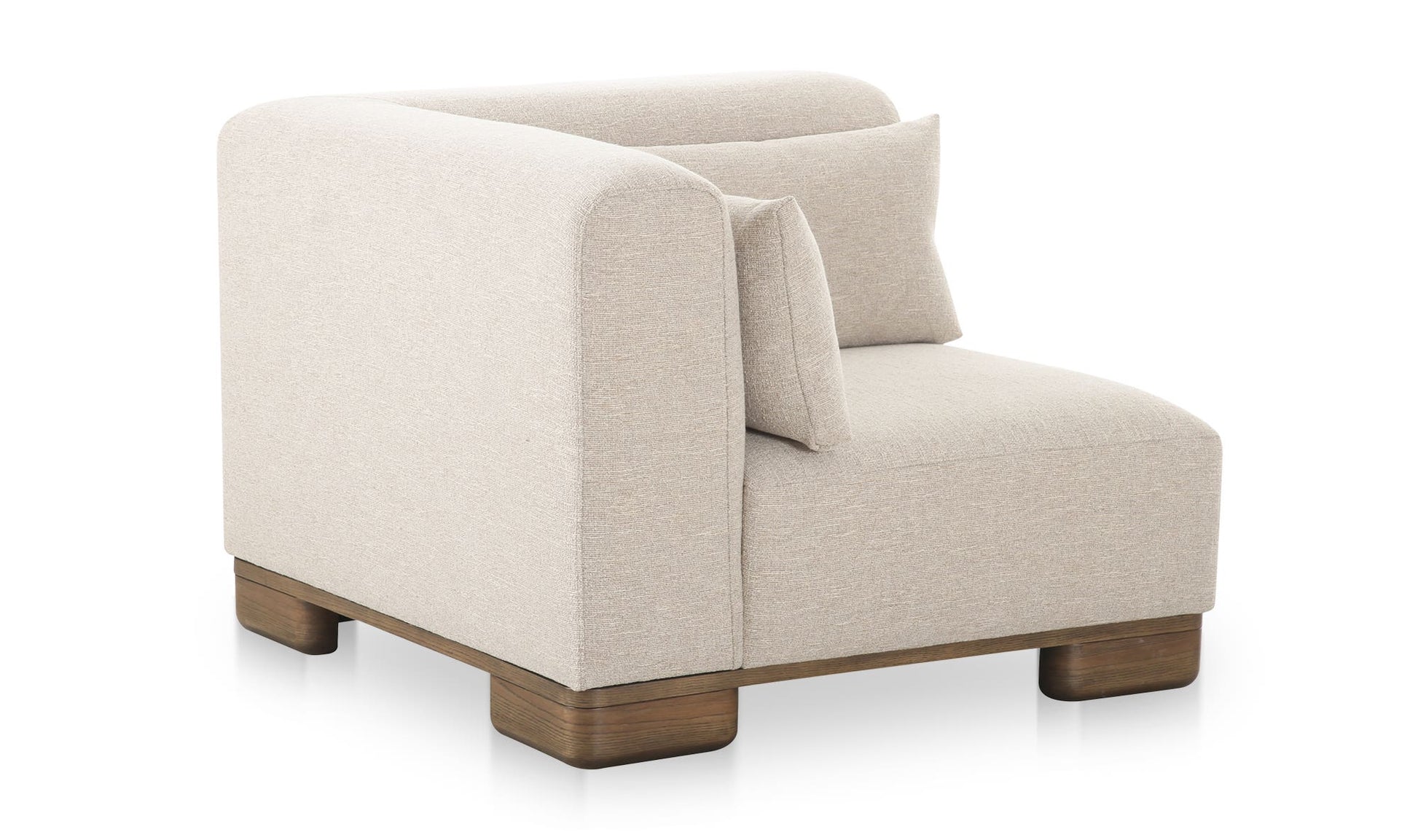 June Corner Chair Oatmeal by Moe's Home Collection - view 11