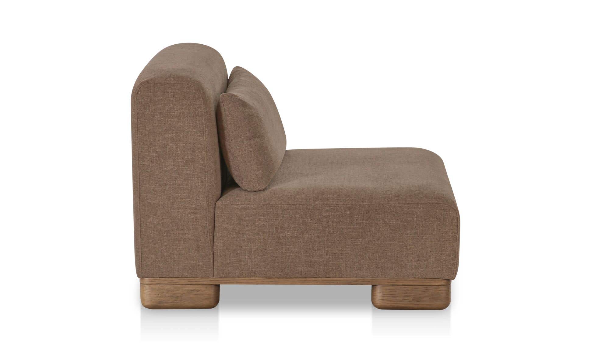 June Slipper Chair Dark Brown by Moe's Home Collection - view 6