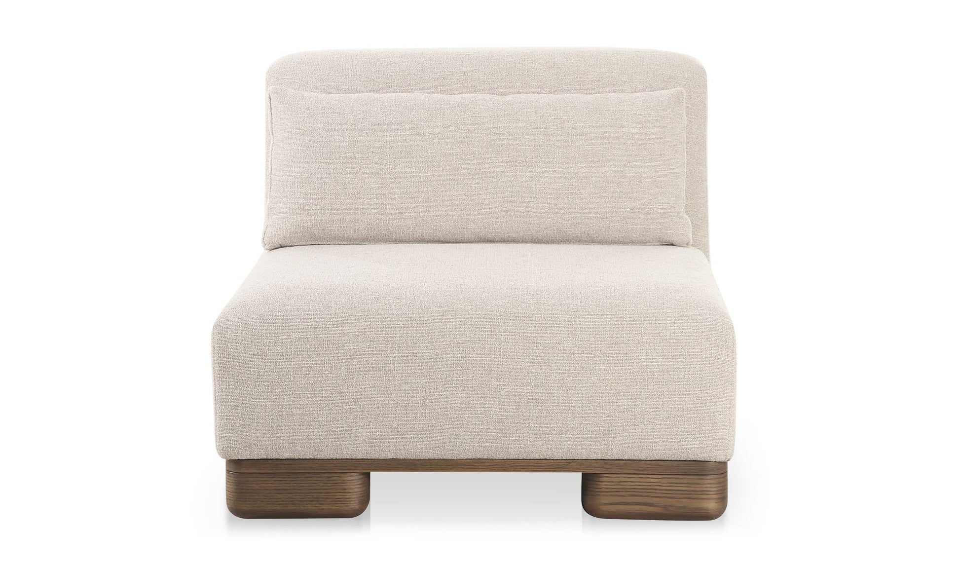 June Slipper Chair Oatmeal by Moe's Home Collection - view 6