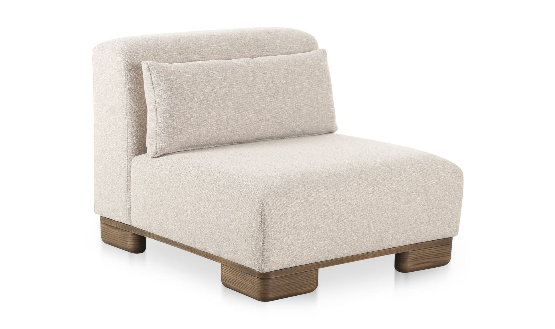 June Slipper Chair Oatmeal by Moe's Home Collection - view 9