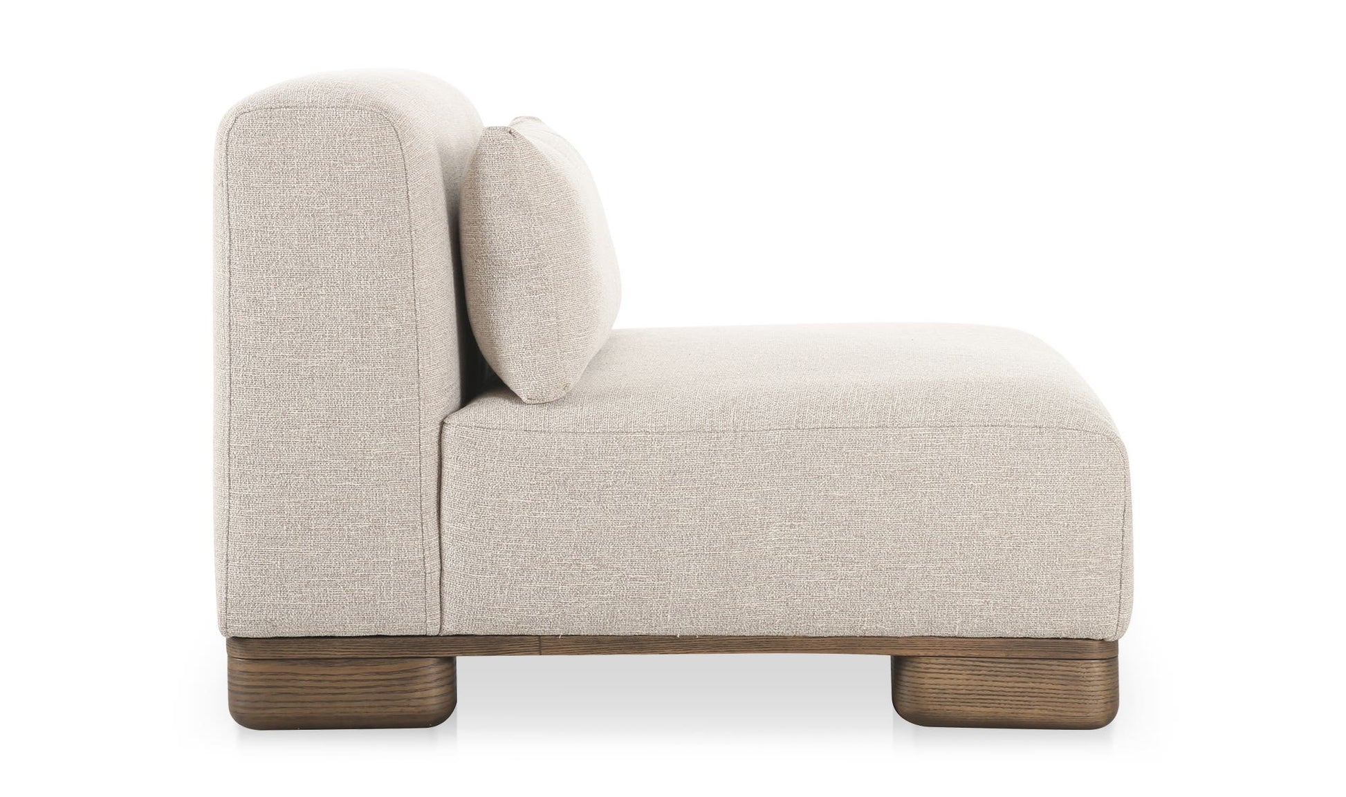 June Slipper Chair Oatmeal by Moe's Home Collection - view 11
