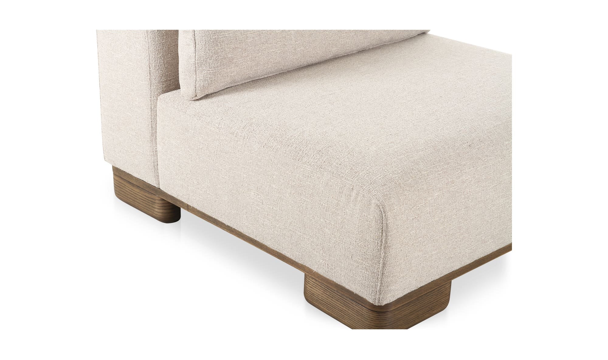 June Slipper Chair Oatmeal by Moe's Home Collection - view 14