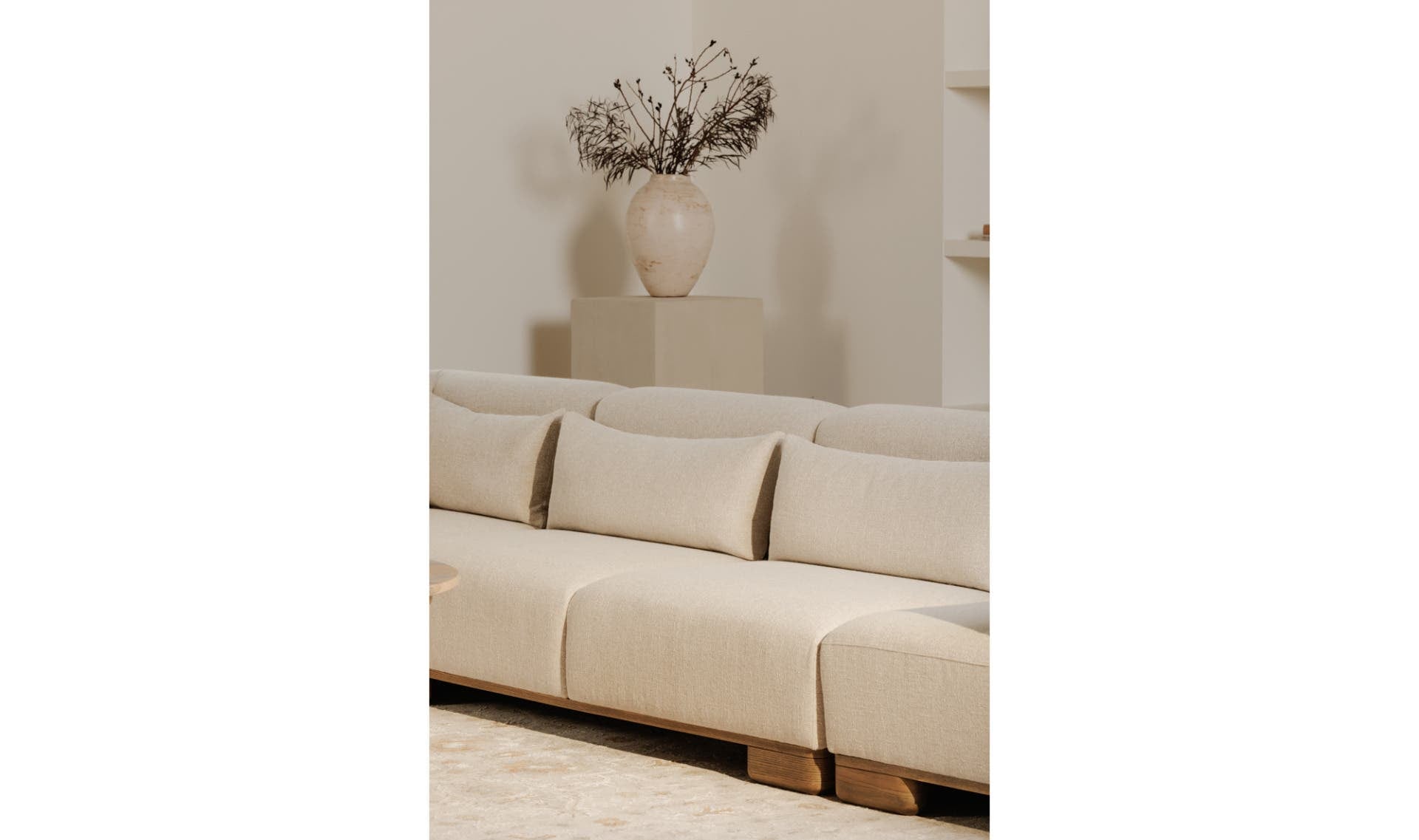 June Sofa Oatmeal by Moe's Home Collection - view 10