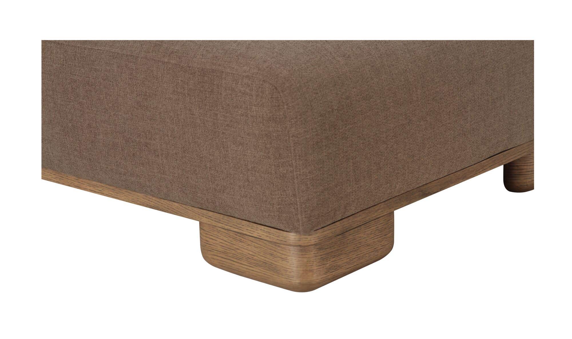 June Ottoman Dark Brown by Moe's Home Collection - view 8