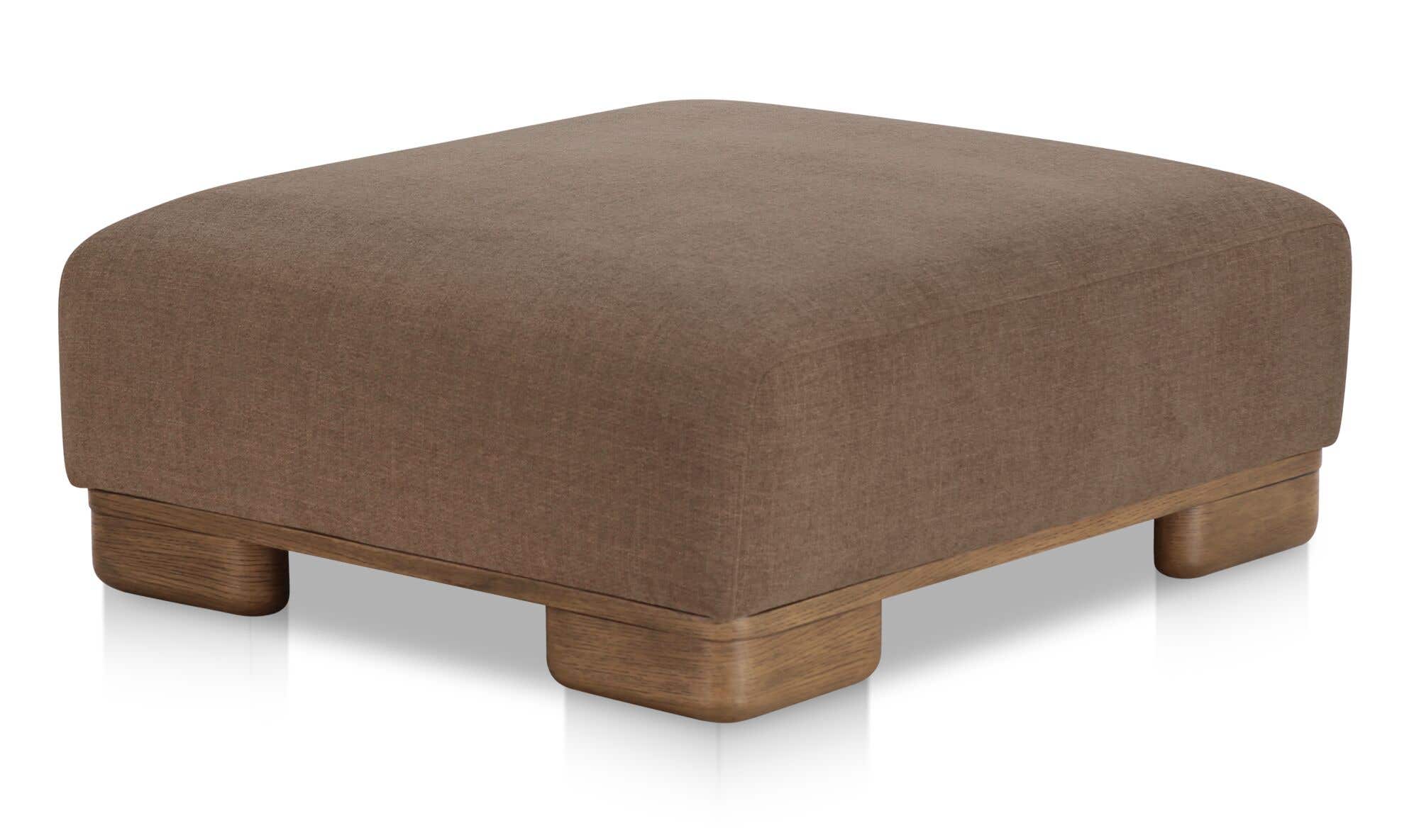 June Ottoman Dark Brown by Moe's Home Collection - view 7