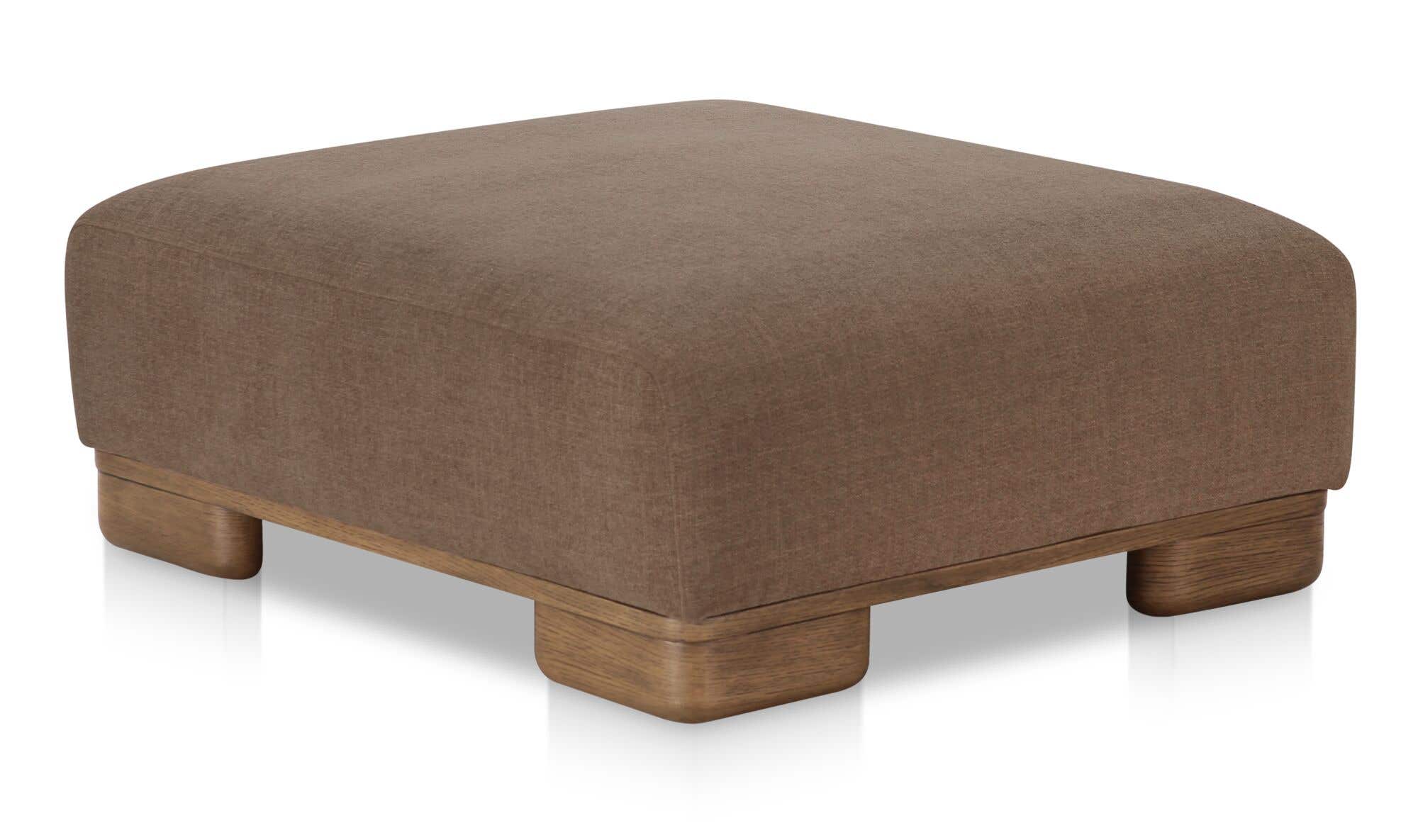 June Ottoman Dark Brown by Moe's Home Collection - view 5