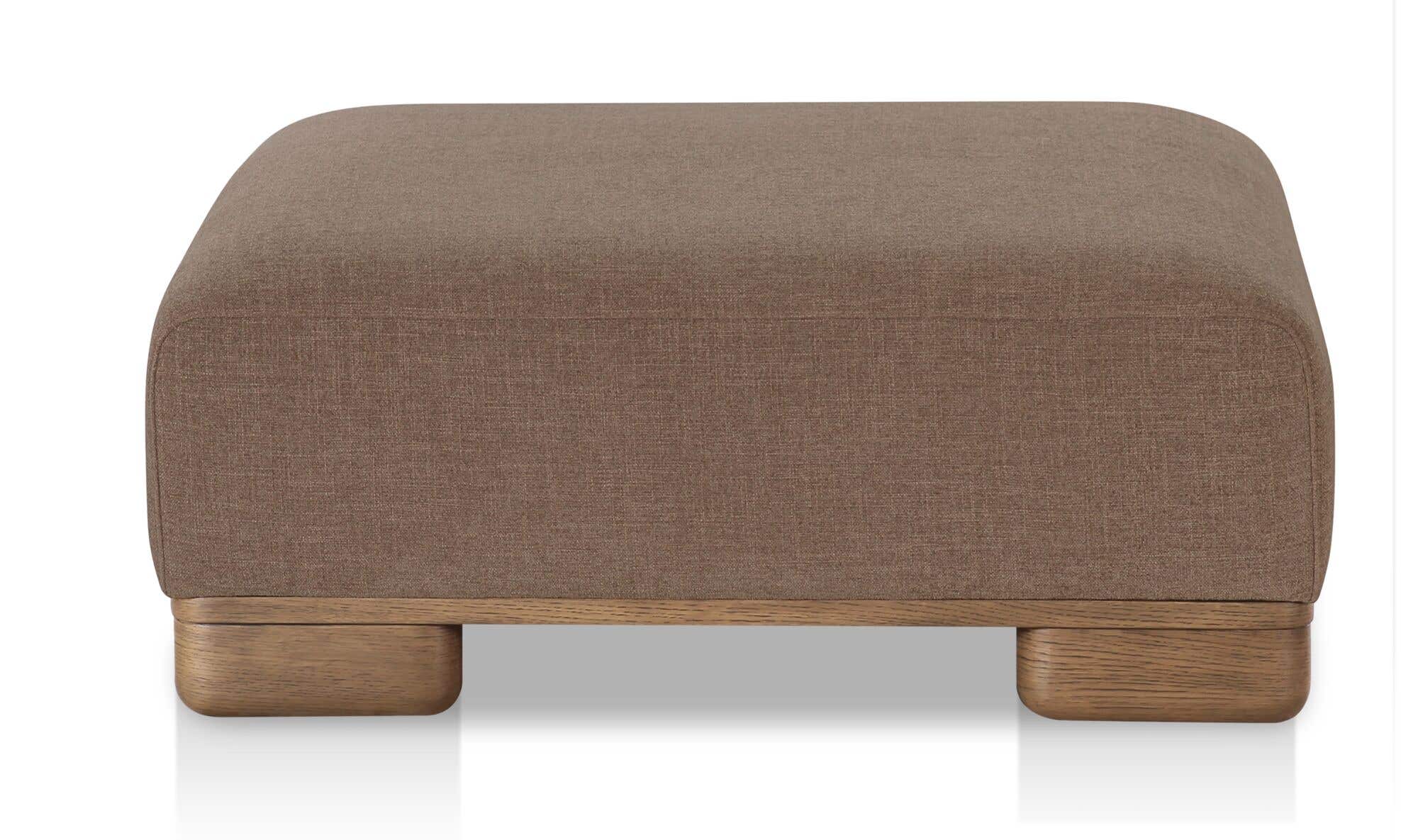 June Ottoman Dark Brown by Moe's Home Collection - view 6