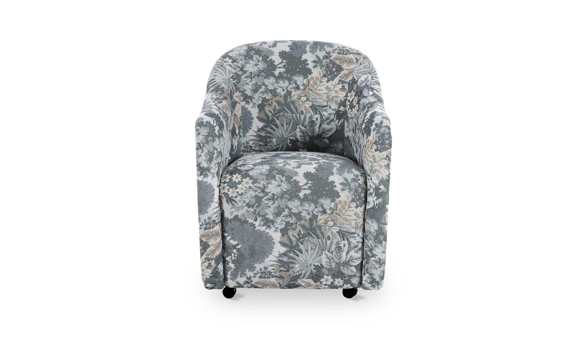 Drava Rolling Dining Chair Tapestry by Moe's Home Collection - view 2