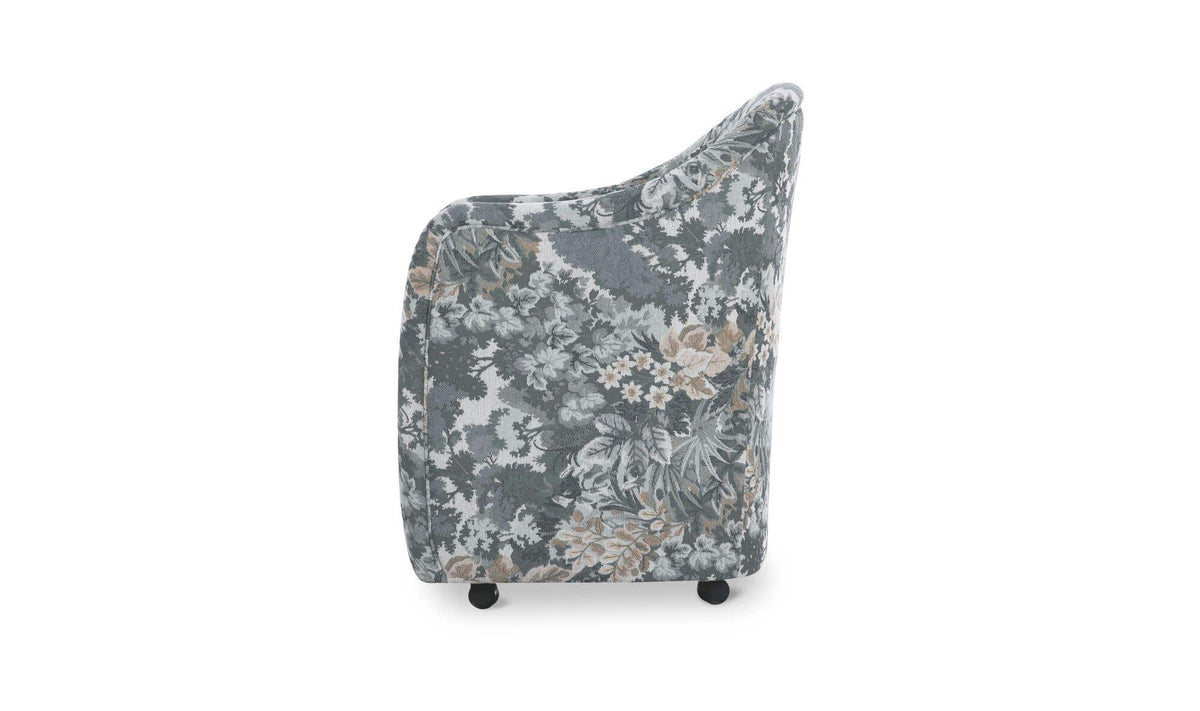 Drava Rolling Dining Chair Tapestry by Moe's Home Collection - view 7