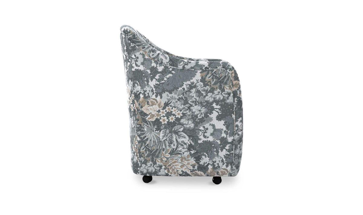 Drava Rolling Dining Chair Tapestry by Moe's Home Collection - view 5