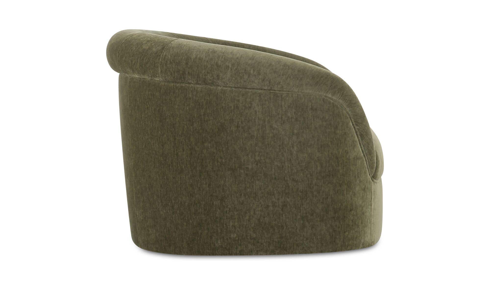 Thora Lounge Chair Dark Green by Moe's Home Collection - view 10