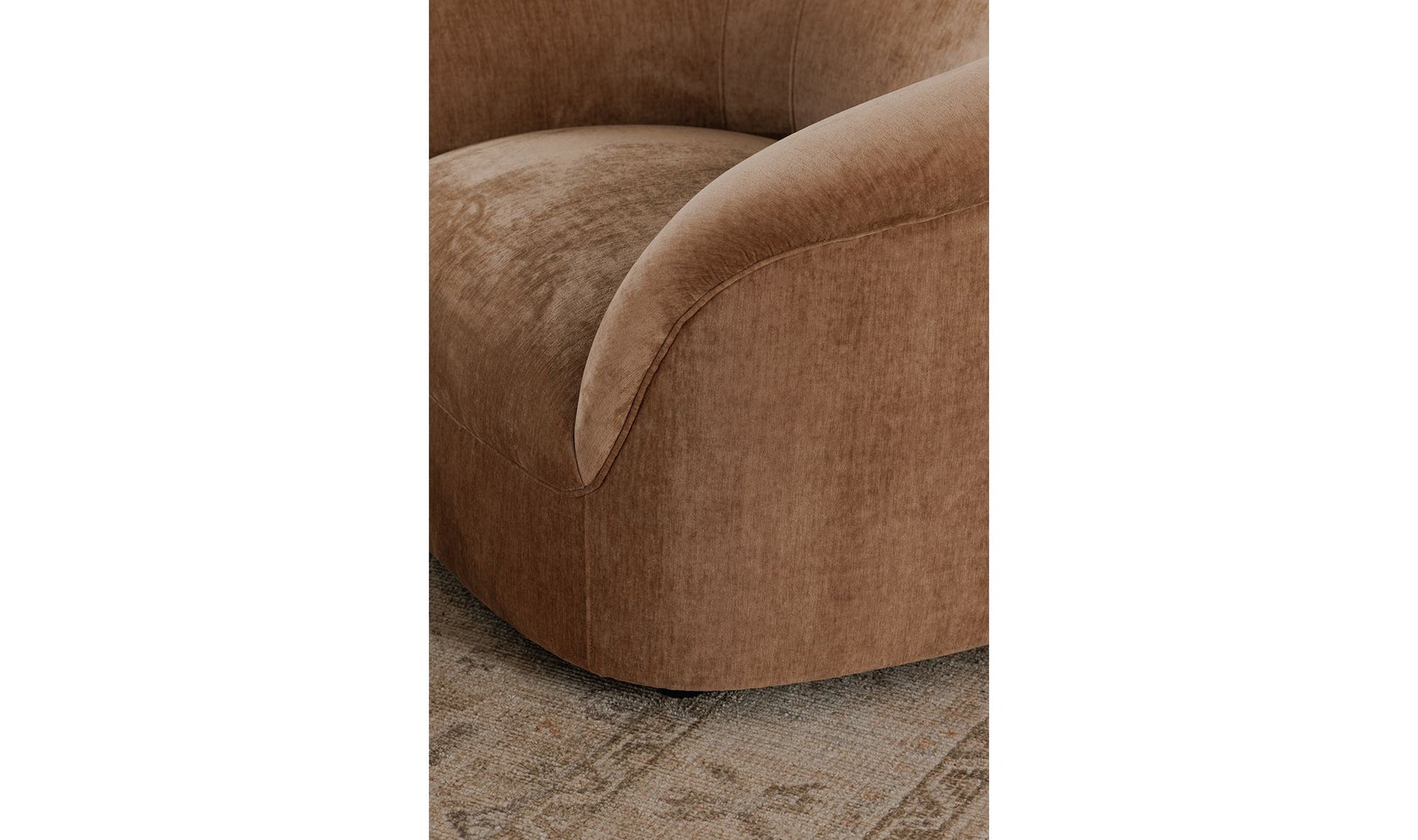 Thora Lounge Chair Blush by Moe's Home Collection - view 7