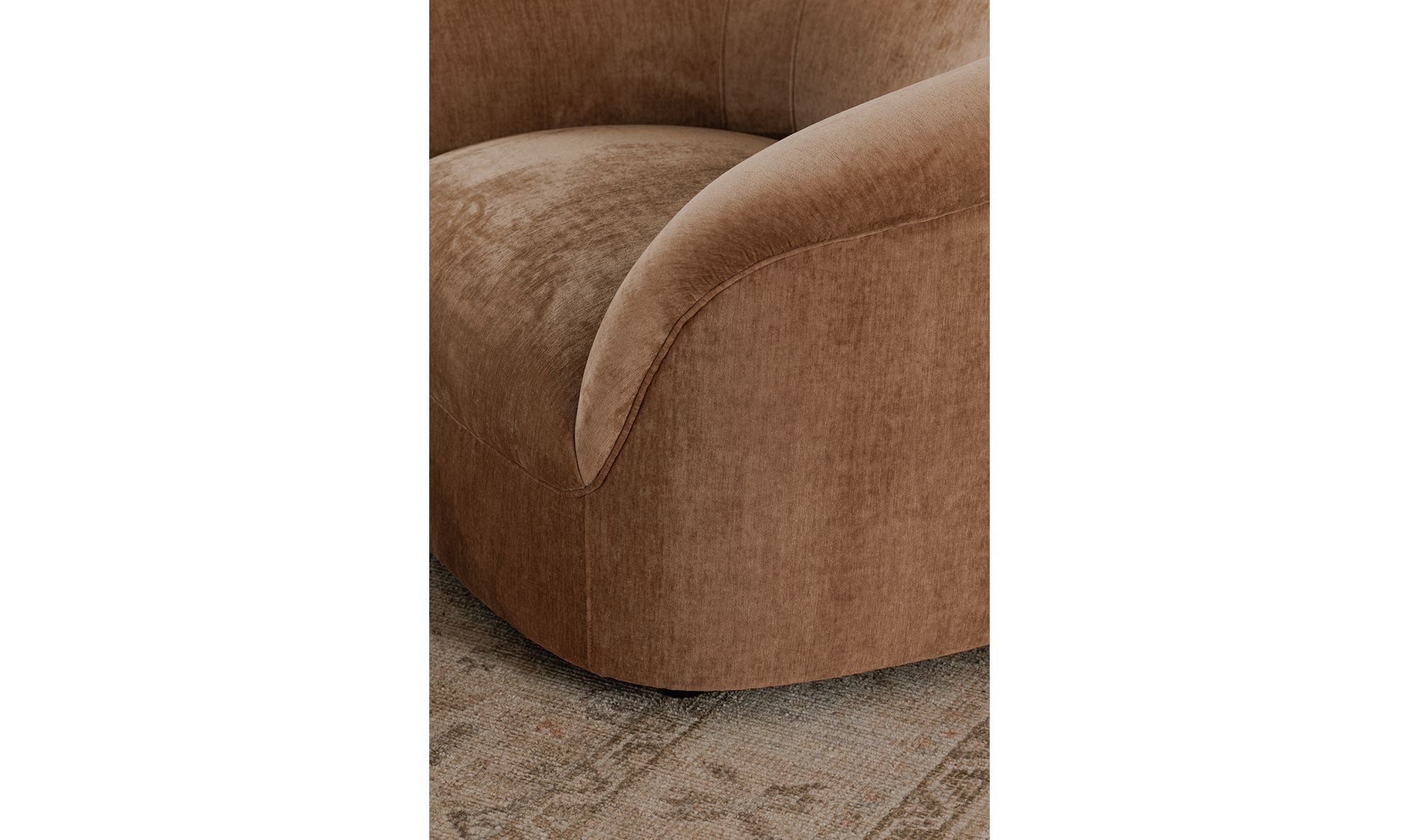 Thora Lounge Chair Blush by Moe's Home Collection - view 7