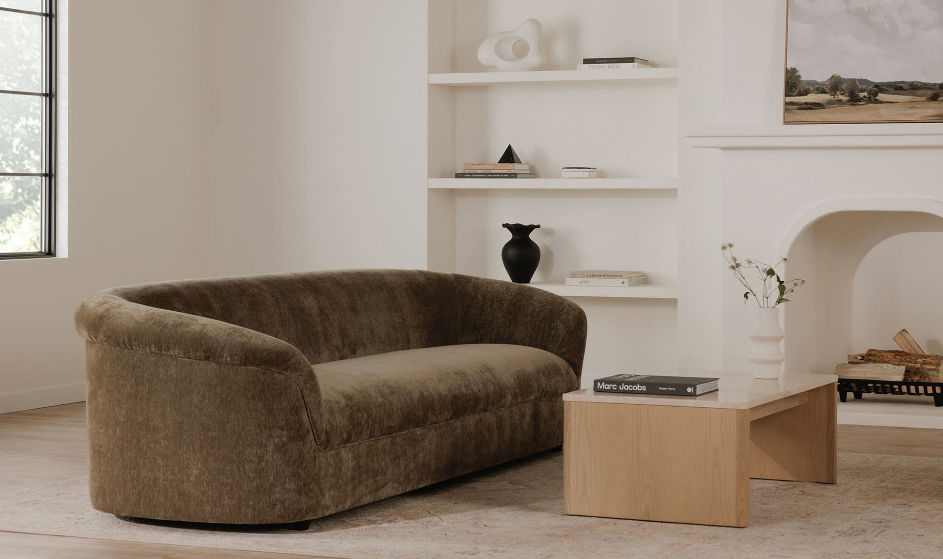 Thora Sofa Dark Green by Moe's Home Collection - view 6